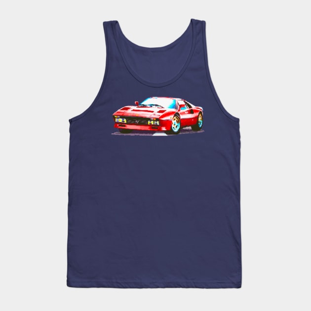 RED SPORTS CAR PIXEL Tank Top by CharlieCreator